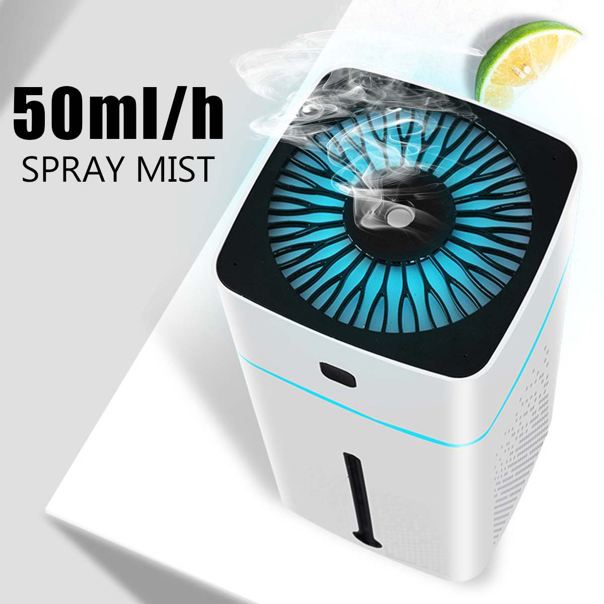 Air Purifier Humidifier - 1000ml Tank with LED Night Light