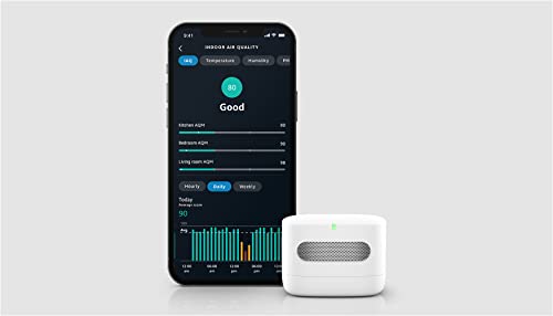 Amazon Smart Air Quality Monitor | Know Your Air, Works with Alexa