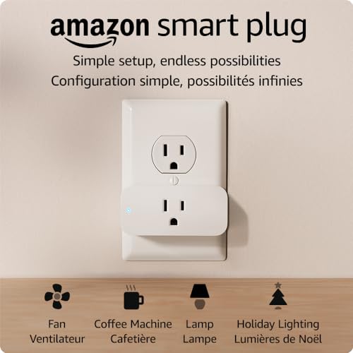 Amazon Smart Plug | Works with Alexa | Simple Setup, Endless Possibilities