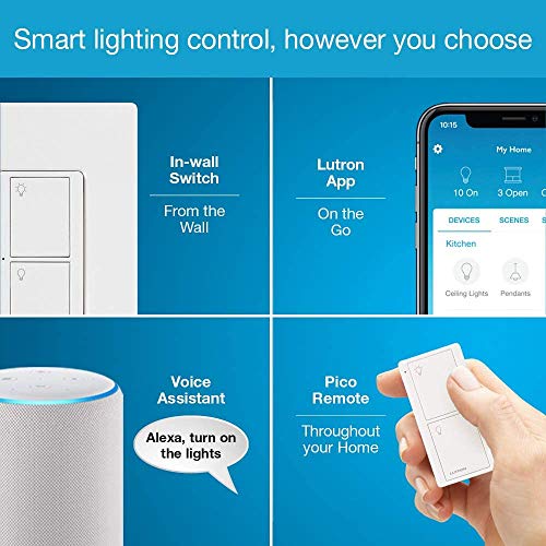 Lutron Caséta Wireless Smart Lighting Switch for All Bulb Types or Fans