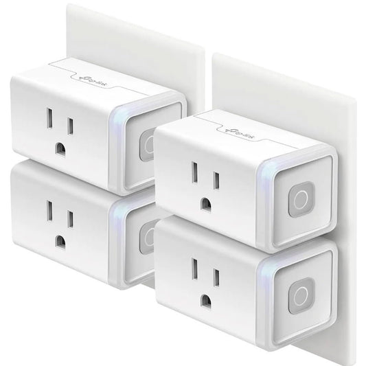 Kasa Smart Plug Mini by TP-Link – 4-Pack Smart Wi-Fi Outlet