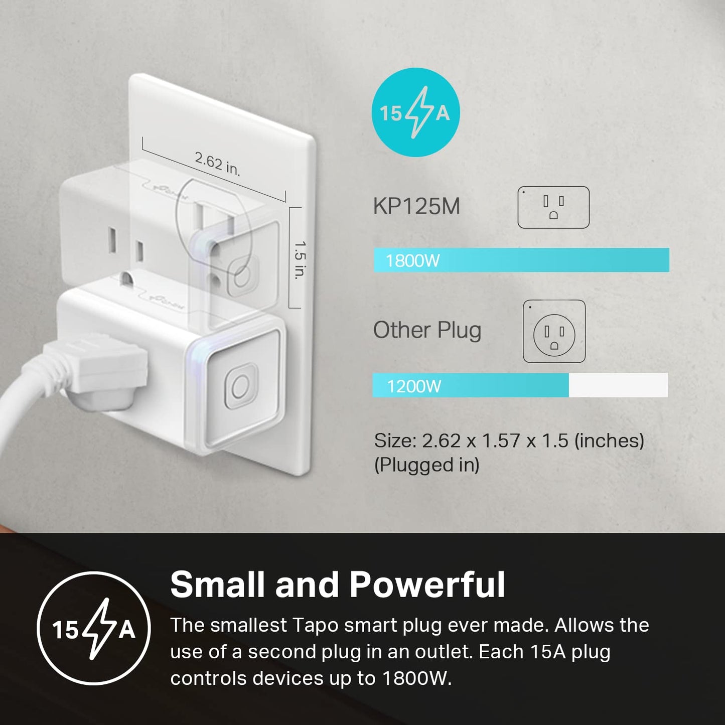 Kasa Smart Plug Mini by TP-Link – 4-Pack Smart Wi-Fi Outlet