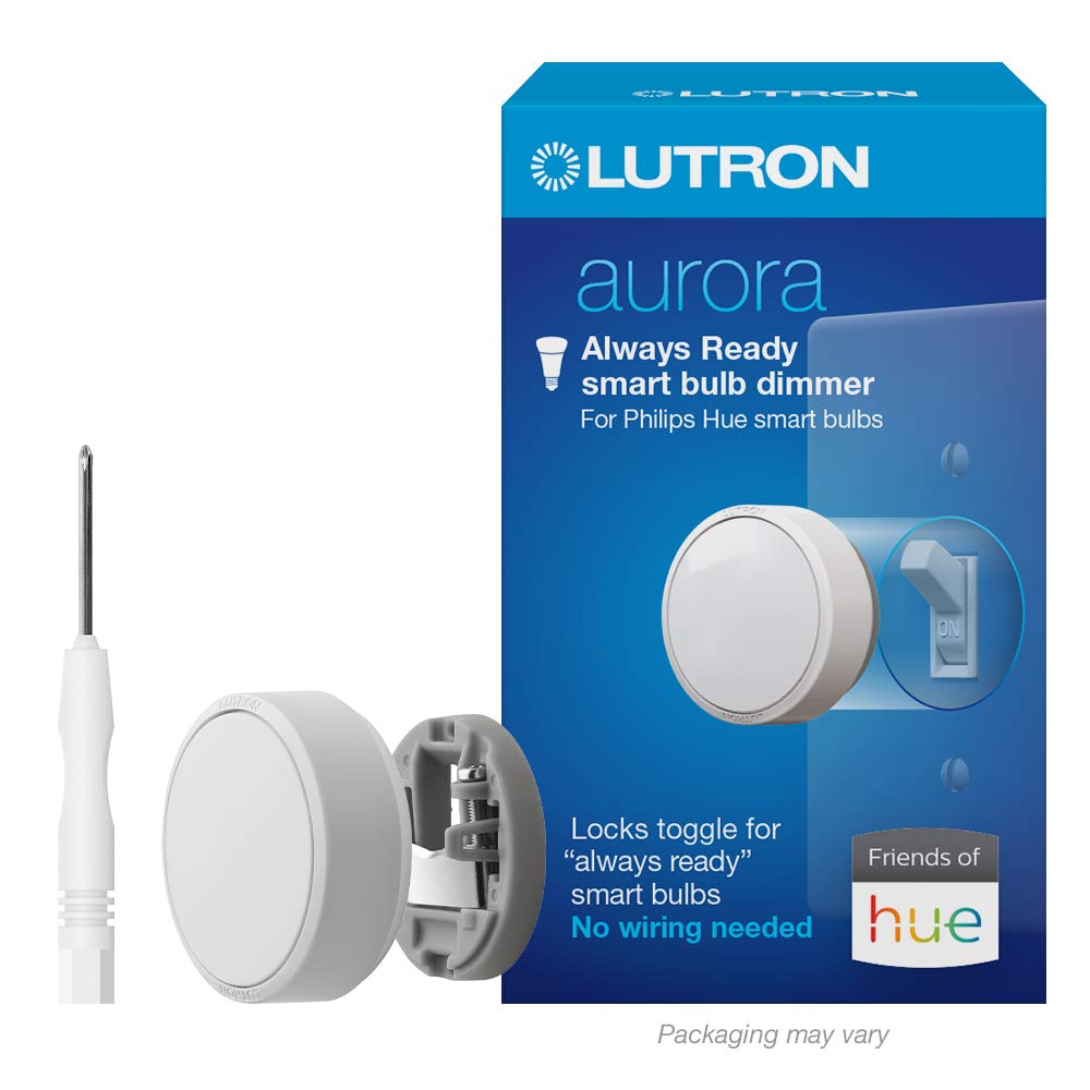 Lutron Aurora Smart Bulb Dimmer Switch | For Philips Hue Smart Bulbs