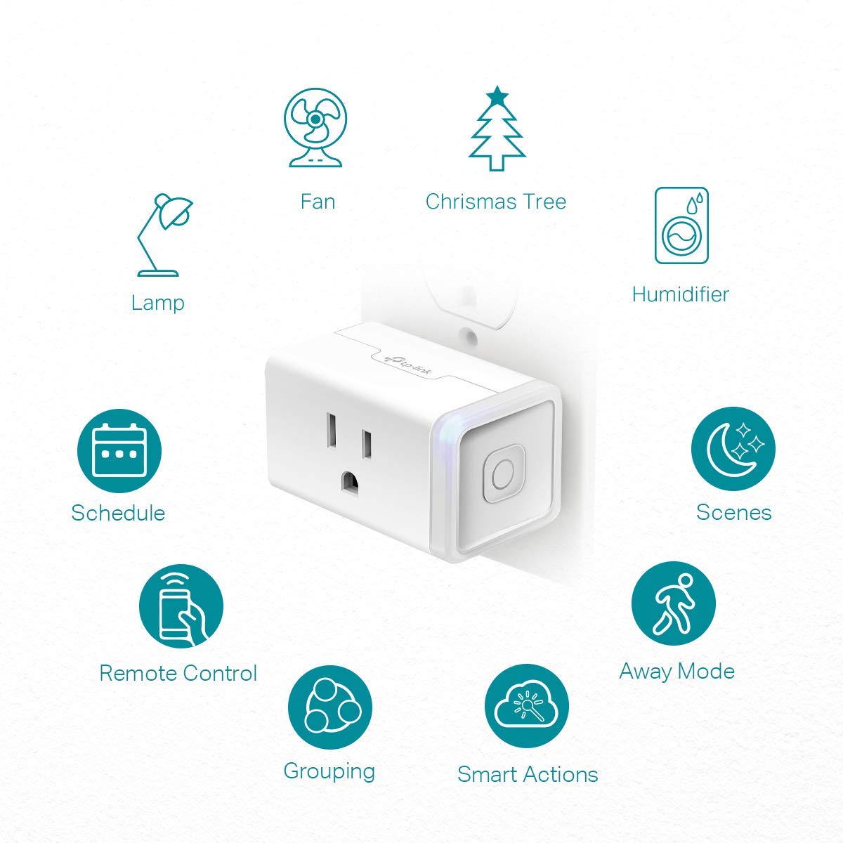 Kasa Smart Plug Mini by TP-Link – 4-Pack Smart Wi-Fi Outlet