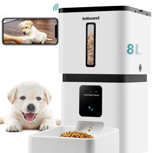 DoHonest Automatic Dog Feeder with Camera