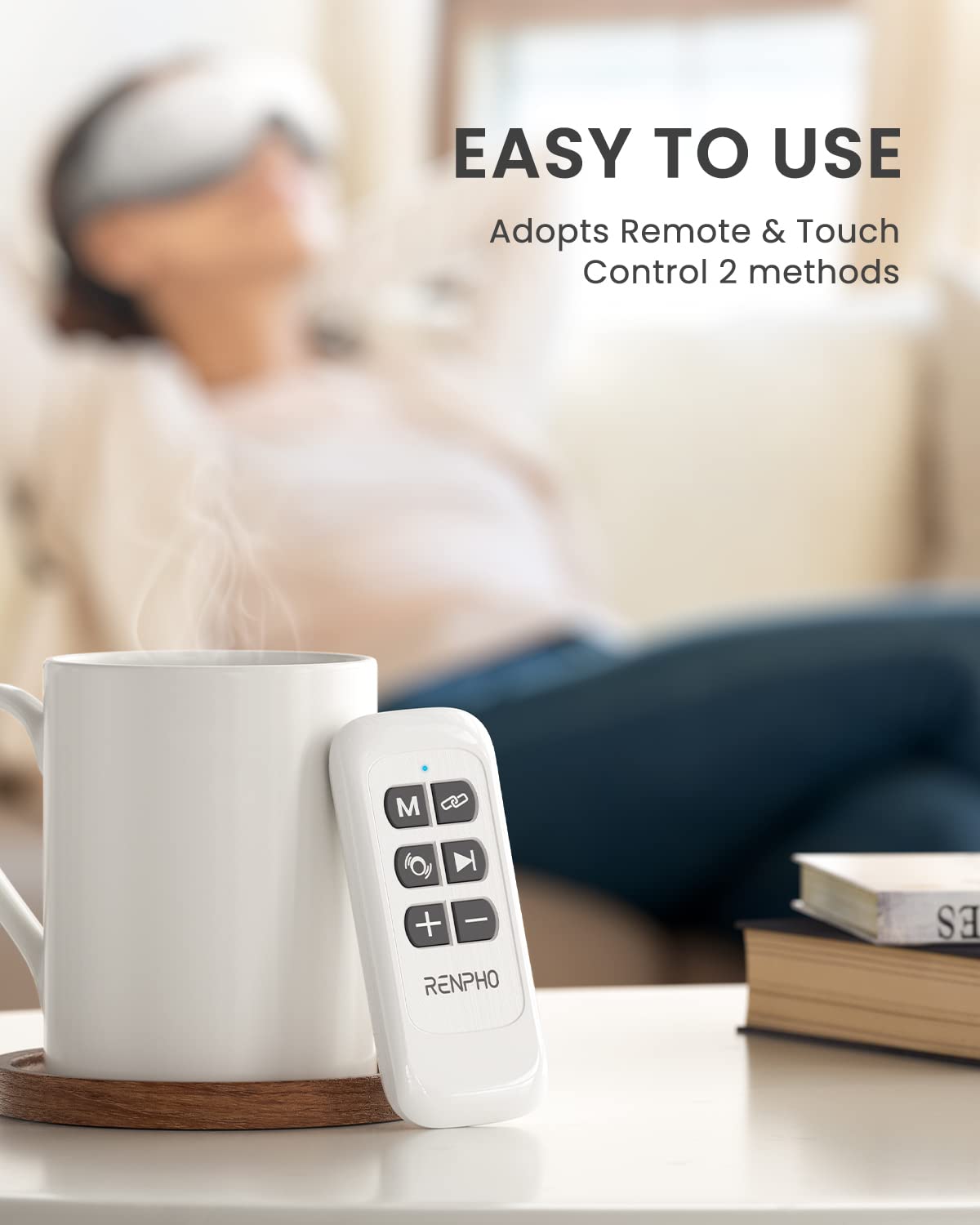 RENPHO Eyeris1 Eye Mask with Heat & Remote Control