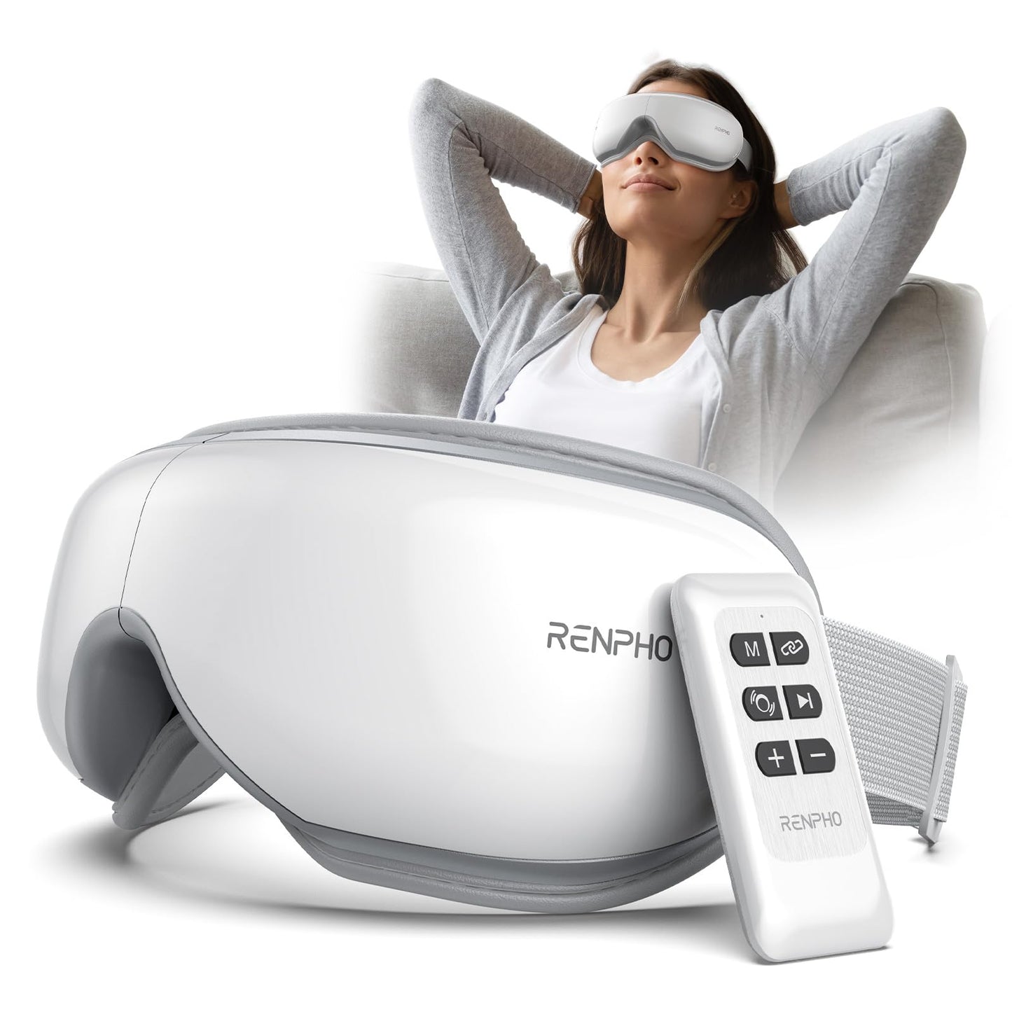 RENPHO Eyeris1 Eye Mask with Heat & Remote Control