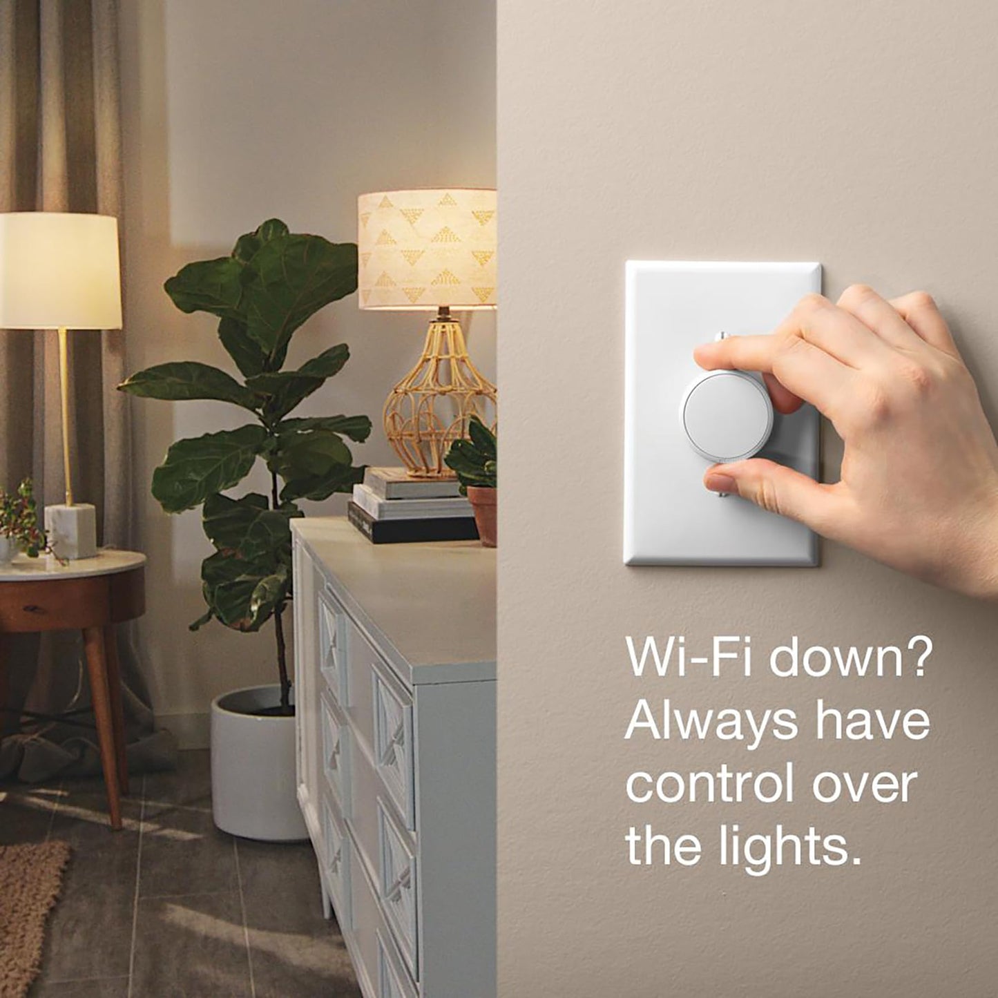 Lutron Aurora Smart Bulb Dimmer Switch | For Philips Hue Smart Bulbs