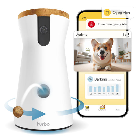 Furbo 360° Dog Camera – Treat Toss & 24/7 Pet Monitoring