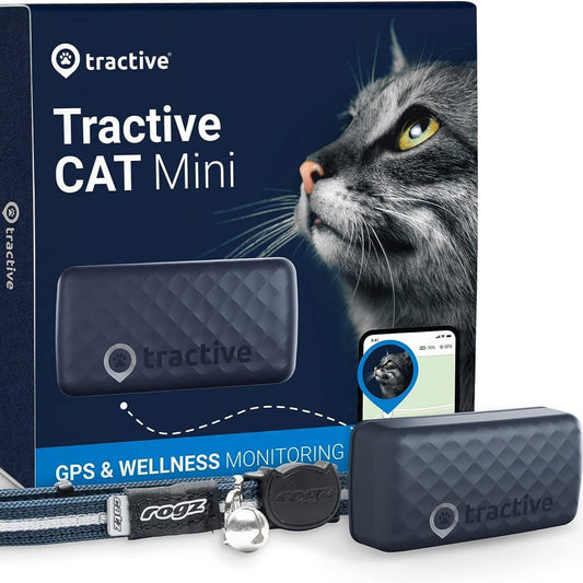 Tractive Mini GPS Tracker for Cats – Live Tracking & Activity Monitoring