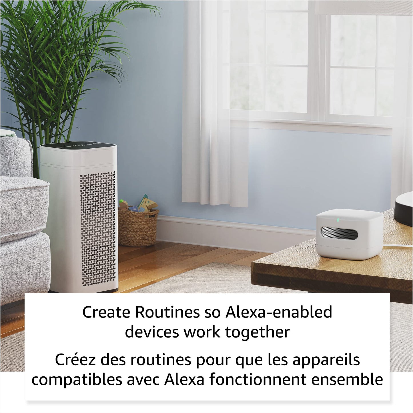 Amazon Smart Air Quality Monitor | Know Your Air, Works with Alexa