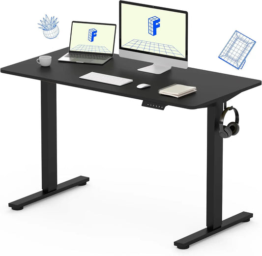 Standing Desk 48 x 30 Inches Height Adjustable – Electric Sit-Stand Solution